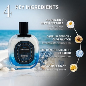 Huile capillaire fortifiante à marque privée pour <span class=keywords><strong>cheveux</strong></span> abîmés, réparatrice à l'huile d'olive, sérum capillaire lissant parfumé aux huiles essentielles - Product Image 3
