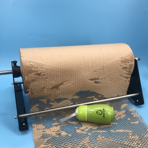 Distributeur d'emballage en papier nid d'abeille personnalisé Distributeur unique de rouleau de papier nid d'abeille biodégradable - Product Image 3