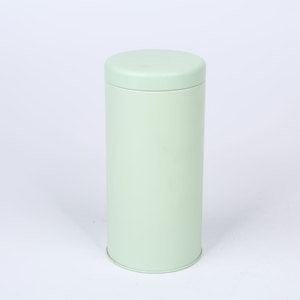 Hộp thiếc kim loại trống đựng trà matcha, bao bì hình trụ in logo tùy chỉnh, bán buôn, đạt chuẩn thực phẩm - Product Image 3