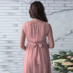 Vestidos de Maternidad <span class=keywords><strong>para</strong></span> Sesión de <span class=keywords><strong>Fotos</strong></span> <span class=keywords><strong>para</strong></span> Mujeres Vestido de Gasa <span class=keywords><strong>para</strong></span> Embarazadas sin Mangas Largo y Fino de Color Sólido <span class=keywords><strong>Ropa</strong></span> de Maternidad <span class=keywords><strong>para</strong></span> Mujeres - Product Image 5