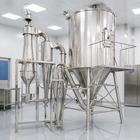 Sécheur par pulvérisation haute efficacité 50L pour le lactosérum, machine industrielle en acier inoxydable pour le séchage de la poudre de lactosérum pour usine laitière et extraits végétaux