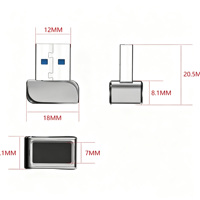 Lecteur d'empreintes digitales USB pour ordinateur, dongle Windows Hello pour déverrouiller Win10/11 et connexion rapide