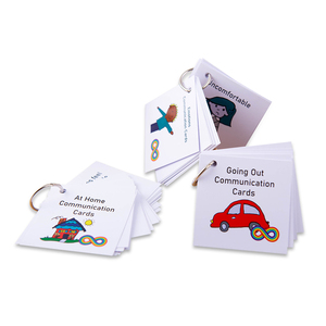 Supplier Custom Autism Communication <strong>Cards</strong> Visual Aid Nonverbal <strong>Therapy</strong> <strong>Cards</strong> for Preschool - Product Image 1