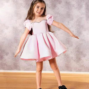 Vestidos de Fiesta para Niñas 2022, Vestidos de Verano de Manga Corta con Cuentas de Satén, Vestidos de Gala para Adolescentes, Vestidos para Fiestas de Cumpleaños y Bodas - Product Image 2
