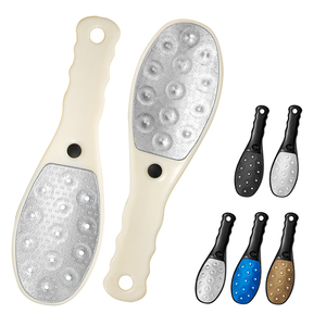 Grattoir à pied en acier inoxydable <span class=keywords><strong>lime</strong></span> à pied en métal dissolvant de callosités professionnel râpe à pieds épurateur facile à nettoyer outil de pédicure talon - Product Image 1