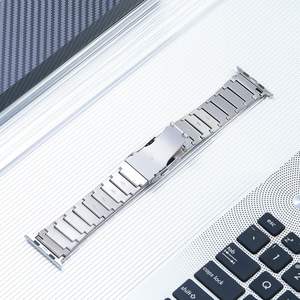 <span class=keywords><strong>Bracelet</strong></span> de montre en métal de luxe Yubenyi Ultra 2 respirant en titane de 49 mm, édition limitée, avec fermoir déployant, 22 cm, pour montre connectée - Product Image 3