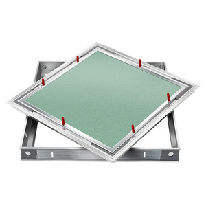 Plafonnier d'accès/panneau/porte d'inspection en alliage d'aluminium sur mesure pour vente en gros, 60x60, pour grille <span class=keywords><strong>de</strong></span> plafond, usage commercial/hôtelier, classe ignifuge - Product Image 5