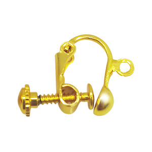 Boucles d'oreilles à clipser, type vis, en alliage de cuivre plaqué or et argent, sans perçage, accessoires de bijoux pour femmes, boucles d'oreilles tendance - Product Image 5