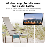 Écran portable mobile Android 13 de 32 pouces en gros, écran tactile intelligent alimenté par batterie de tablette