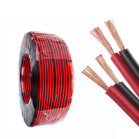 UL2468 Fils électriques à 2 broches Cuivre étamé 16-22 AWG Câble plat double