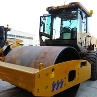 Rouleau vibratoire à tambour unique XS122, 12 tonnes, moteur Cummins 130 ch, rouleau compresseur routier, largeur de tambour 2130 mm, pour le compactage du sol