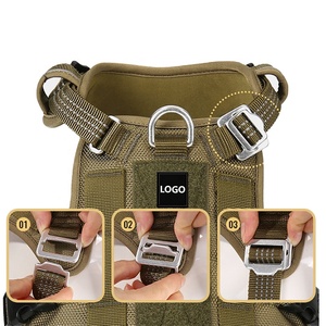 <span class=keywords><strong>Harnais</strong></span> pour <span class=keywords><strong>chien</strong></span> personnalisé de luxe, réglable, de qualité supérieure, réfléchissant, anti-traction, avec logo OEM personnalisé, pour l'entraînement <span class=keywords><strong>en</strong></span> extérieur - Product Image 2