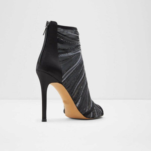 Sandálias femininas <span class=keywords><strong>peep</strong></span> <span class=keywords><strong>toe</strong></span>, sapatos de tecido com zíper traseiro, sandálias de salto alto sensual stiletto - Product Image 2