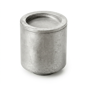 Pot à bougie en métal, porte-bougie rond, conteneur cylindrique vide pour la fabrication de bougies décoratives - Product Image 1
