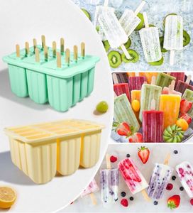 BPA Free SILICON MOLD 12 Creative Popsicle Tray Cream <b>Moulds</b> <b>Silicone</b> Ball Ice Cube Popsicle Stand Frozen Homemade Ice Pop Molds - Product Image 1