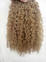 Extensions de cheveux vierges bouclés crépus ondulés 100% naturels, blond miel bouclé birman brut 613, tissage de cheveux Remy