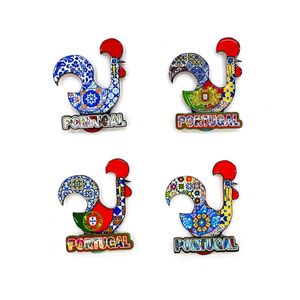 Imán de nevera de forma personalizada de Portugal Art Deco nevera decoración de deshierbe <span class=keywords><strong>Galo</strong></span> De Barcelos imanes de recuerdo de pez gallo - Product Image 2