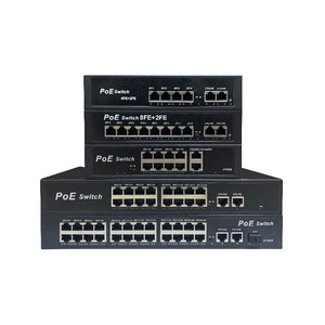 PoE <b>Switch</b> 4PE+2FE 8FE+2FE 16FE+2FE 24FE+2FE 48FE+2FE Gigabit Ethernet <b>Network</b> <b>Switch</b> With Uplink Ports For Office Use - Product Image 1