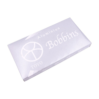 100 pièces/boîte 25*10.6*6mm bobines de Machine à coudre en aluminium adaptées pour Singer Brother Janome 6-5 "L" bobines Machine à coudre synchrone