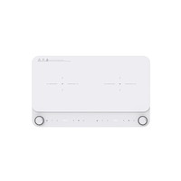 Table de cuisson à induction double 3400W, deux brûleurs à commande indépendante, cuisinière électrique pour la Corée, vente en gros OEM