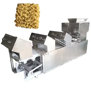 Máquina de fideos instantáneos de pequeña capacidad, máquina para hacer ramen de pasta instantánea, línea automática de producción de fideos instantáneos a precio de fábrica