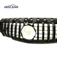 Grille de pare-chocs avant de course noire en ABS de style GT pour Mercedes-Benz GLA W117 2013-2019