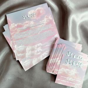 Promosi penggunaan kustom kartu bisnis dua sisi cetakan terima kasih kartu iklan hadiah kartu ucapan - Product Image 1