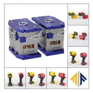 Coque d'outil de poche bicolore Poignée d'outil électrique Moulage par <span class=keywords><strong>injection</strong></span> Fabrication en usine Moules Design innovant Fabricant - Product Image 1
