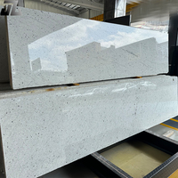 Prix bon marché granit blanc haute poli grande dalle pierre de granit naturel de bonne qualité pour les comptoirs et les dessus de table