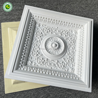 Dalles de plafond en PU ignifuges, panneaux suspendus, système de plafond en polyuréthane pour hôtel, salle de banquet, grands espaces publics, décoratifs
