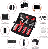 Jeu de tournevis de précision 56-en-1 en acier chromé, support OEM personnalisé pour manettes de jeu PS4, Xbox One, ordinateurs portables/PC