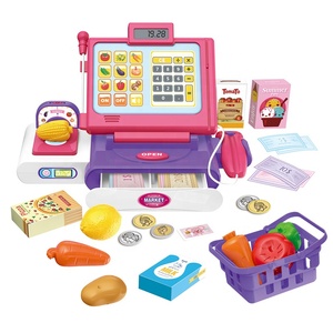 <span class=keywords><strong>Caja</strong></span> <span class=keywords><strong>Registradora</strong></span> <span class=keywords><strong>de</strong></span> <span class=keywords><strong>juguete</strong></span> para supermercado, juego <span class=keywords><strong>de</strong></span> simulación <span class=keywords><strong>con</strong></span> micrófono, luz y sonido - Product Image 1