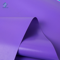Toile imperméable 610gsm PVC enduit bâche tissu anti UV Lona camion bâche PVC bâche Rolls