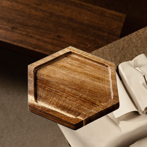 Sous-verres en bois hexagonaux au design moderne, personnalisables, à prix avantageux, nouveauté disponible au prix le plus bas - Product Image 5