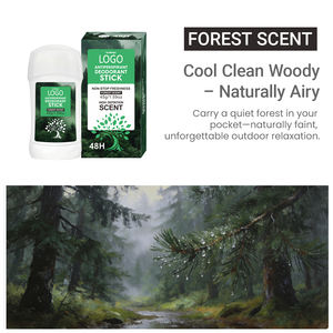 Déodorant anti-transpirant parfumé à la forêt, format voyage, sans aluminium, personnalisable, marque privée, déodorant corporel naturel - Product Image 3