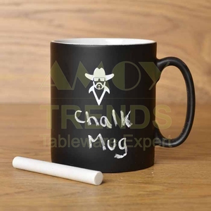 <span class=keywords><strong>Taza</strong></span> de tiza de cerámica de <span class=keywords><strong>pizarra</strong></span> negra Sparta <span class=keywords><strong>con</strong></span> borde de color promocional personalizado de 11 onzas <span class=keywords><strong>con</strong></span> tablero de tiza para escribir y borrar - Product Image 2