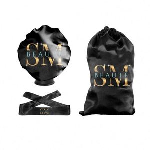 Gorro de Dormir de Satén de Seda Suave con Logotipo Personalizado para Mujer, Gorro de Doble Cara al por Mayor - Product Image 1