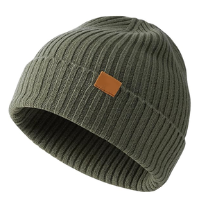 Cá Nhân Dệt Kim Pom Pom Beanie Làm Bằng Tay Len Mùa Đông Mũ Unisex Ấm Áp Ấm Áp Chunky Đan Cap Tai Flap Cho Thời Tiết Lạnh Công Bằng - Product Image 4