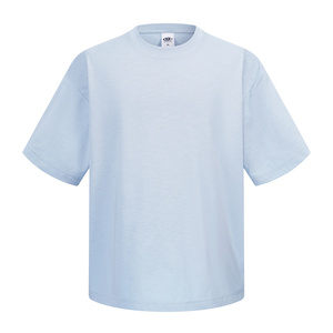 Men's Wholesale 230g Heavyweight Custom Cotton T-shirts Classic Loose Pro Club Street Fashion - Product Image 4