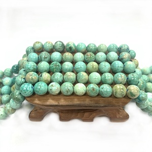 <span class=keywords><strong>Perles</strong></span> rondes <span class=keywords><strong>en</strong></span> <span class=keywords><strong>turquoise</strong></span> naturelle du Pérou, authentiques, <span class=keywords><strong>en</strong></span> vrac, pour la fabrication de bijoux - Product Image 2