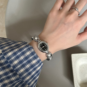 Nuovi Orologi <span class=keywords><strong>da</strong></span> <span class=keywords><strong>Polso</strong></span> Ovali <span class=keywords><strong>Vintage</strong></span> per Donna, Ragazza e Studentessa, Gioiello Bracciale con Perle - Product Image 6