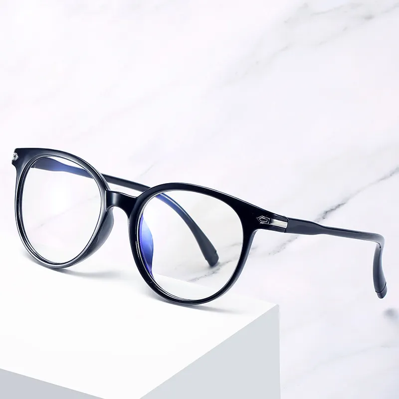 Anti luz azul mais novo confortável homens mulheres eyewear frame ótico de luz rio atacado projeto óculos eye glasses lentes