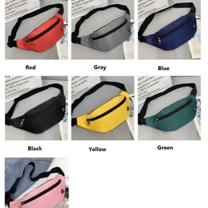 2025 New Design Unisex Sports Waist <b>Bag</b> Large Capacity Waterproof Polyester Zipper Closure Letter Pattern Adjustable Strap <b>Bag</b> - Product Image 3