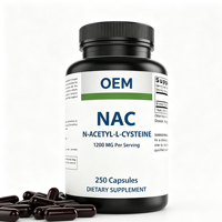 NAC N-acétyl-L-cystéine 1200 mg 250 capsules Complément alimentaire