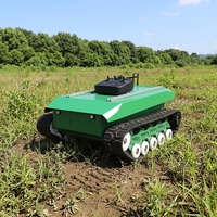 Platform Robot Luar Ruangan TinS-6H Full Electric All Terrain dengan Area Penjangkaran Rel Panjang, Dapat Menambahkan Kamera