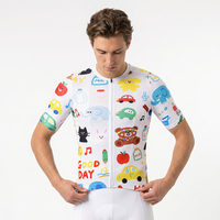 Maillot de cyclisme pour homme à manches courtes, chemise de vélo de route avec 3+1 poches zippées, respirant et à séchage rapide
