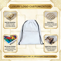 Grand sac de rangement pliable en toile de coton mousseline à fond rond, personnalisable et réutilisable, pour vêtements, couettes et protection anti-poussière domestique