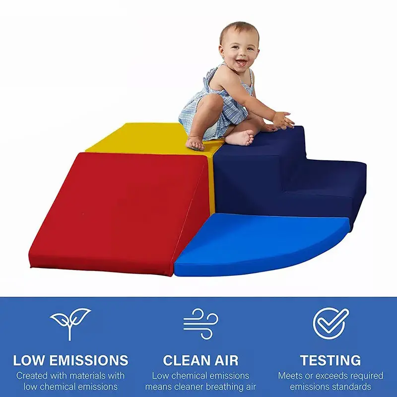 Petit ensemble d'équipement de terrain de jeu maison bébé escalade enfants blocs de mousse de jeu souple personnalisé pour tout-petit OEM ODM intérieur 5kg <5