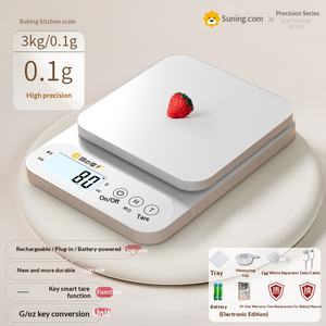Petite <span class=keywords><strong>balance</strong></span> électronique commerciale de haute précision pour la cuisine, la pâtisserie et les aliments, modèle domestique précis ALW66WQGAX, mesure jusqu'à 10 kg - Product Image 6