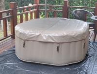 Bain à remous gonflable extérieur spa bain rond portable bain à remous Spa gonflable
